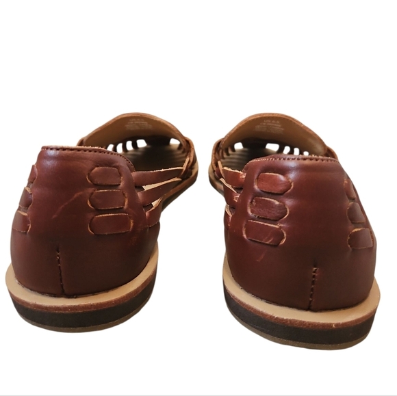 Nisolo Huarache Women's Brown Leather Sandals 6.5 - Picture 6 of 13